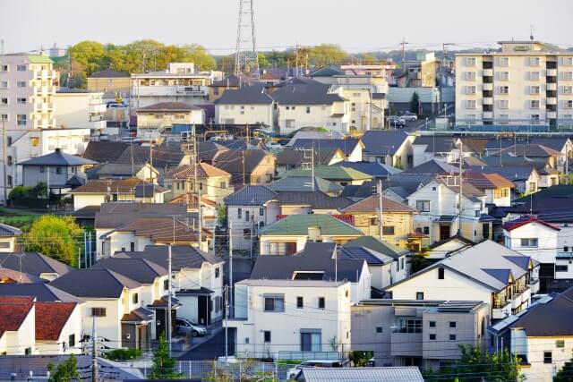 写真素材:団地